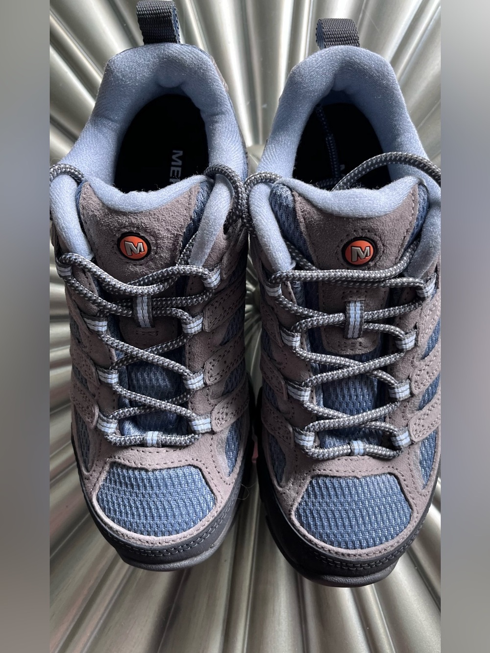 Merrell Women’s Size 6.5 Gray and Blue Trail Shoes